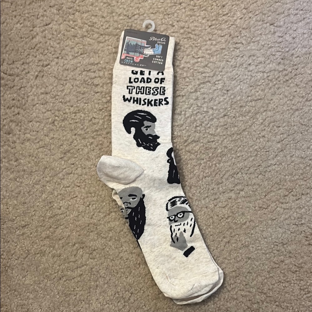 Primitives by Kathy Cream and Black Casual Socks